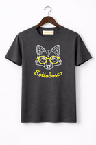 Sotto Geometric Yellow Tee